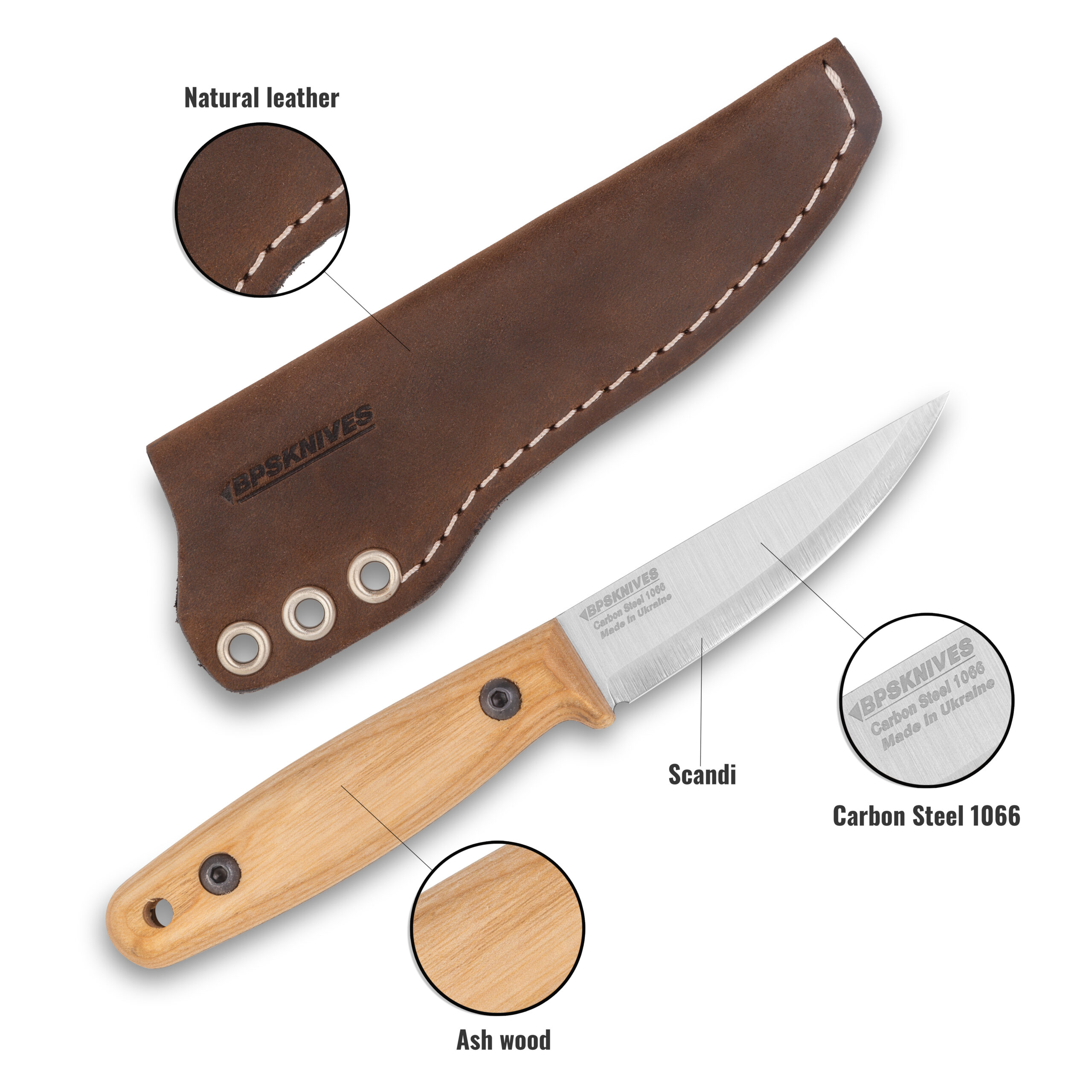 Finn Lite — High quality handmade camping knives — BPS